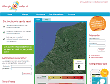 Tablet Screenshot of allergieradar.nl